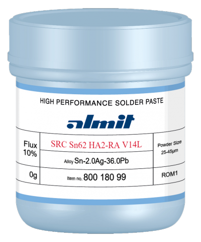 SRC Sn62 HA2-RA V14L  Flux 10%  0,5kg Dose/ Jar