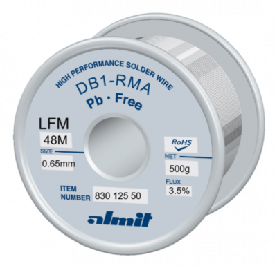 DB1-RMA LFM-48M 3,5% Flux 3,5% 0,65mm 0,5kg Spule/ Reel